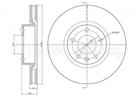 Диск тормозной Metelli 23-0441