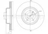 Тормозной диск Metelli 23-1253C (фото 1)