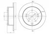 Тормозной диск Metelli 23-1307C (фото 1)