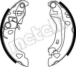 Гальмівні колодки (набір) Metelli 530070