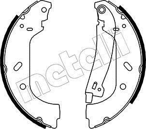 Тормозные колодки.) Metelli 530074Y