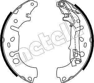 Тормозные колодки.) Metelli 530093