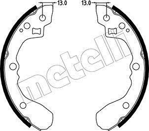 Тормозные колодки.) Metelli 530220