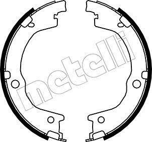 Гальмівні колодки ручного гальма Metelli 530230