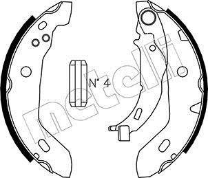 Тормозные колодки.) Metelli 530235