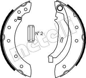 Тормозные колодки.) Metelli 530350