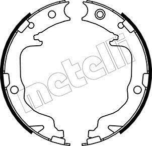 Тормозные колодки ручного тормоза Metelli 530362