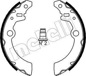 Тормозные колодки.) Metelli 530404