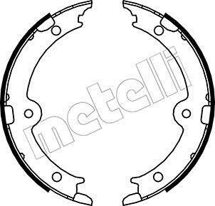 Тормозные колодки ручного тормоза Metelli 530449