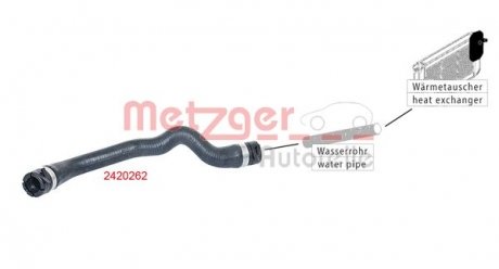 Шланг резиновый METZGER 2420262