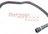 Патрубок радиатора (нижний) BMW 5 (E39) 2.0i-3.0i 96-04 M52/M54 METZGER 2420514 (фото 1)