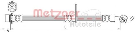 Шланг тормозной METZGER 4110985