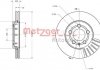 Диск тормозной (передний) Skoda Octavia/Fabia/Roomster 06- (256x22) METZGER 6110627 (фото 1)