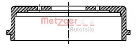 Гальмівний барабан METZGER BT1053