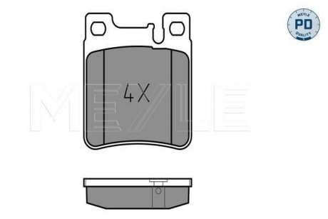 Колодки гальмівні DB T. W210 C200-320 95- MEYLE 0252130515PD