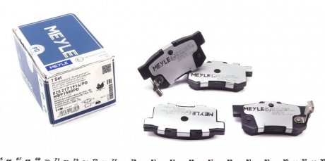 Комплект тормозных колодок, дисковый тормоз 025 217 1914/PD MEYLE 0252171914PD (фото 1)