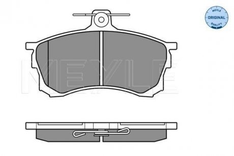 Комплект тормозных колодок, дисковый тормоз 025 230 8015 MEYLE 0252308015