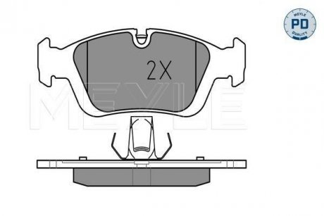 Колодки гальмівні BMW P. E46 98-/E36 90-/E85 Z4 03- MEYLE 0252328717PD (фото 1)