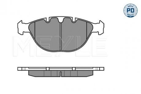 Колодки гальмівні BMW P. X5 4,4-4,8 00-06 MEYLE 025 234 4821/PD