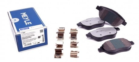 Комплект тормозных колодок, дисковый тормоз MEYLE 025 236 0019/PD (фото 1)