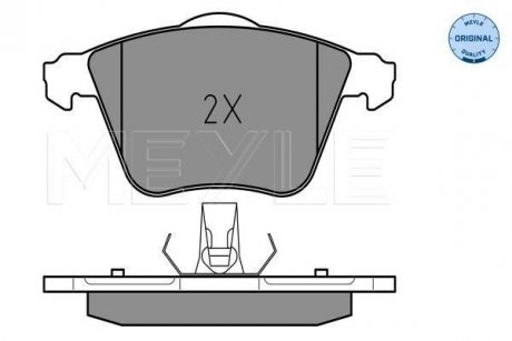 Гальмівні колодки, дискове гальмо (набір) MEYLE 0252391218 (фото 1)
