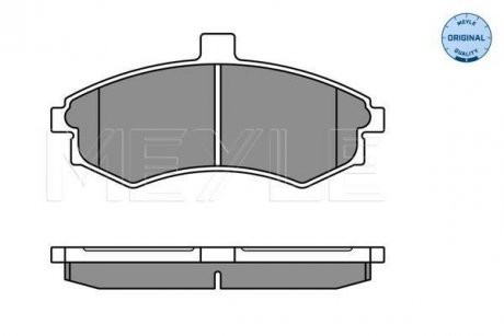 Комплект тормозных колодок, дисковый тормоз 025 240 3117/W MEYLE 0252403117W