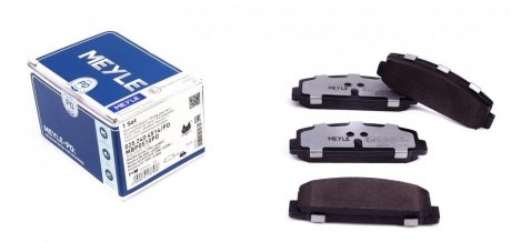 Комплект тормозных колодок, дисковый тормоз MEYLE 025 240 4514/PD (фото 1)