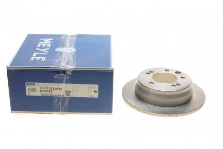 Тормозной диск задний PLATINUM 28-15 523 0010 MEYLE 28155230010 (фото 1)