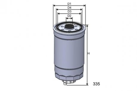 Фильтр топлива MISFAT M324 (фото 1)