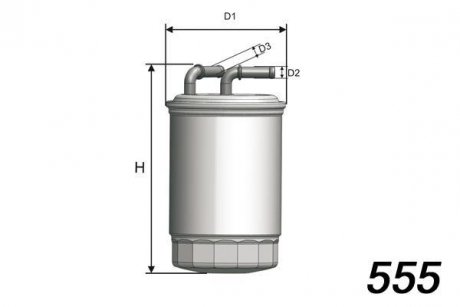 Топливный фильтр MISFAT M618