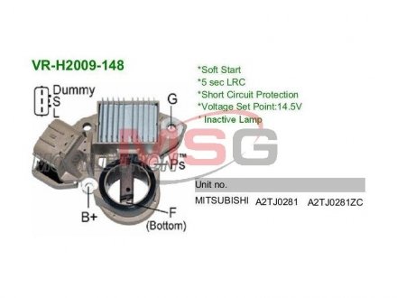 Регулятор генератора MOBILETRON VRH2009148