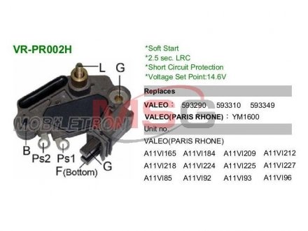 Регулятор напруги M517 MOBILETRON VRPR002H