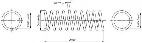 Пружина підвіски MONROE SP0089