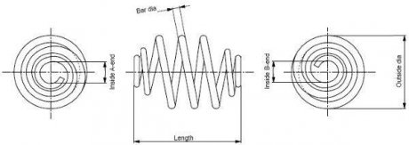 Пружина підвіски MONROE SP2085