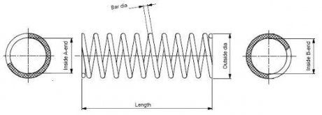 Пружина підвіски MONROE SP3274