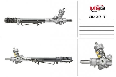 Рульова рейка з ГПК відновлена AUDI A6 97-04 MSG AU217R (фото 1)