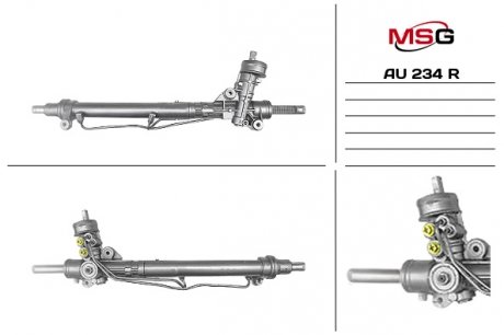 Рулевая рейка с ГПК восстановлена AUDI A4 (8E2, B6) 00-04, A4 Avant (8E5, B6) 01-04, A4 кабрио (8H7, B6, 8HE, B7) 02 MSG AU234R