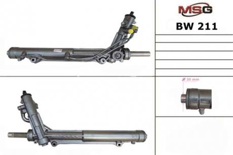 Рулевая рейка с ХПК новая BMW Х5 E-53 1999-2007 MSG BW211