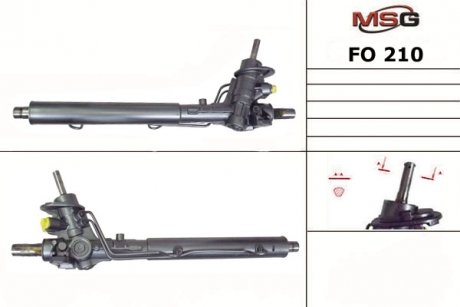 Рулевая рейка с ХПК новая FORD GALAXY (WGR) 95-00;SEAT ALHAMBRA (7V8, 7V9) 96-00;VW SHARAN (7M8, 7M9, 7M6) MSG FO210