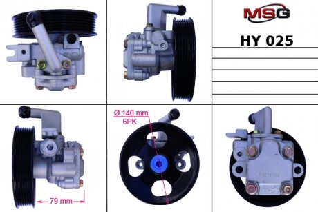 Насос ХПК новый HYUNDAI GRANDEUR 06-,SANTA FE II 06- MSG HY025