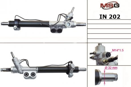 Рульова рейка з ГПК нова INFINITY QX 56 04-,NISSAN ARMADA 03-,TITAN 03-, PATHFINDER 05- MSG IN202 (фото 1)