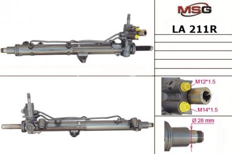 Рулевая рейка с ХПК восстановлена LANCIA THESIS 02- MSG LA211R