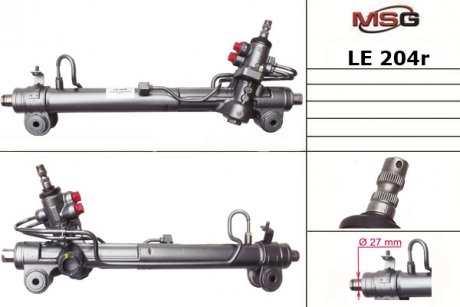 Рулевая рейка с ХПК восстановлена LEXUS RX 03-07,TOYOTA HIGHLANDER 03-07 MSG LE204R (фото 1)