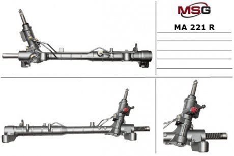 Рульова рейка з ГПК відновлена MAZDA CX-7 2007- MSG MA221R (фото 1)