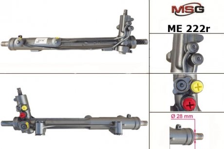 Рульова рейка з ГПК відновлена MERCEDES M W163 02-06 MSG ME222R