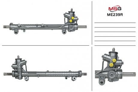 Рулевая рейка с ХПК восстановлена MERCEDES-BENZ A-CLASS (W168) 97-04 MSG ME239R