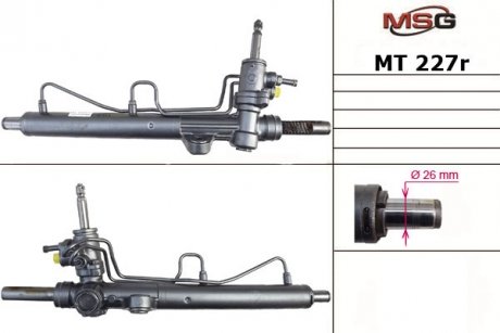 Рулевая рейка с ХПК восстановлена MITSUBISHI LANCER 03-07 MSG MT227R