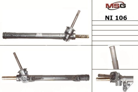 Рульова рейка без ГПК нова Renault Modus 04-08, Renault Clio III 05-12, Nissan Micra 03-10 MSG NI106 (фото 1)