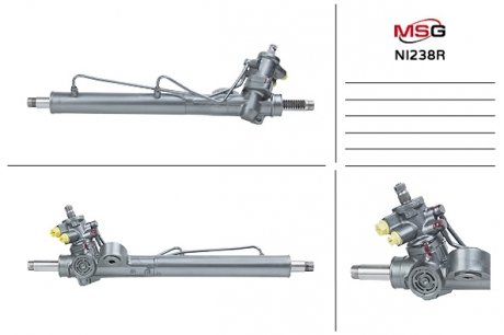 Рульова рейка з ГПК відновлена NISSAN ALMERA II (N16) 03-,ALMERA II Hatchback (N16) 03- MSG NI238R