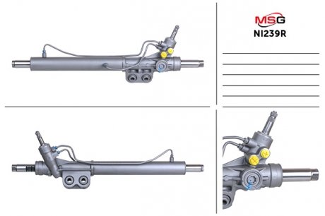 Рулевая рейка с ХПК восстановлена NISSAN NAVARA (D40) 05-,PATHFINDER (R51) 05- MSG NI239R (фото 1)